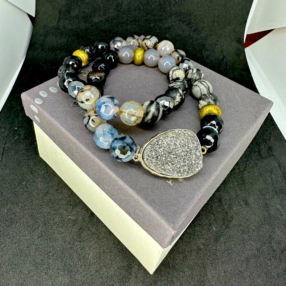 Silpada Ode to Geode Stretch Bracelet